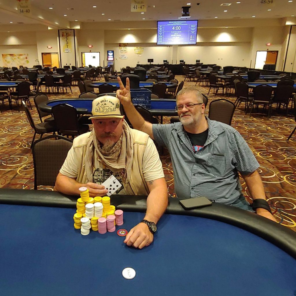 Chinook Winds Poker Tournament Results